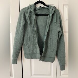 Patagonia Organic Cotton Zip up hoodie - Sage Green